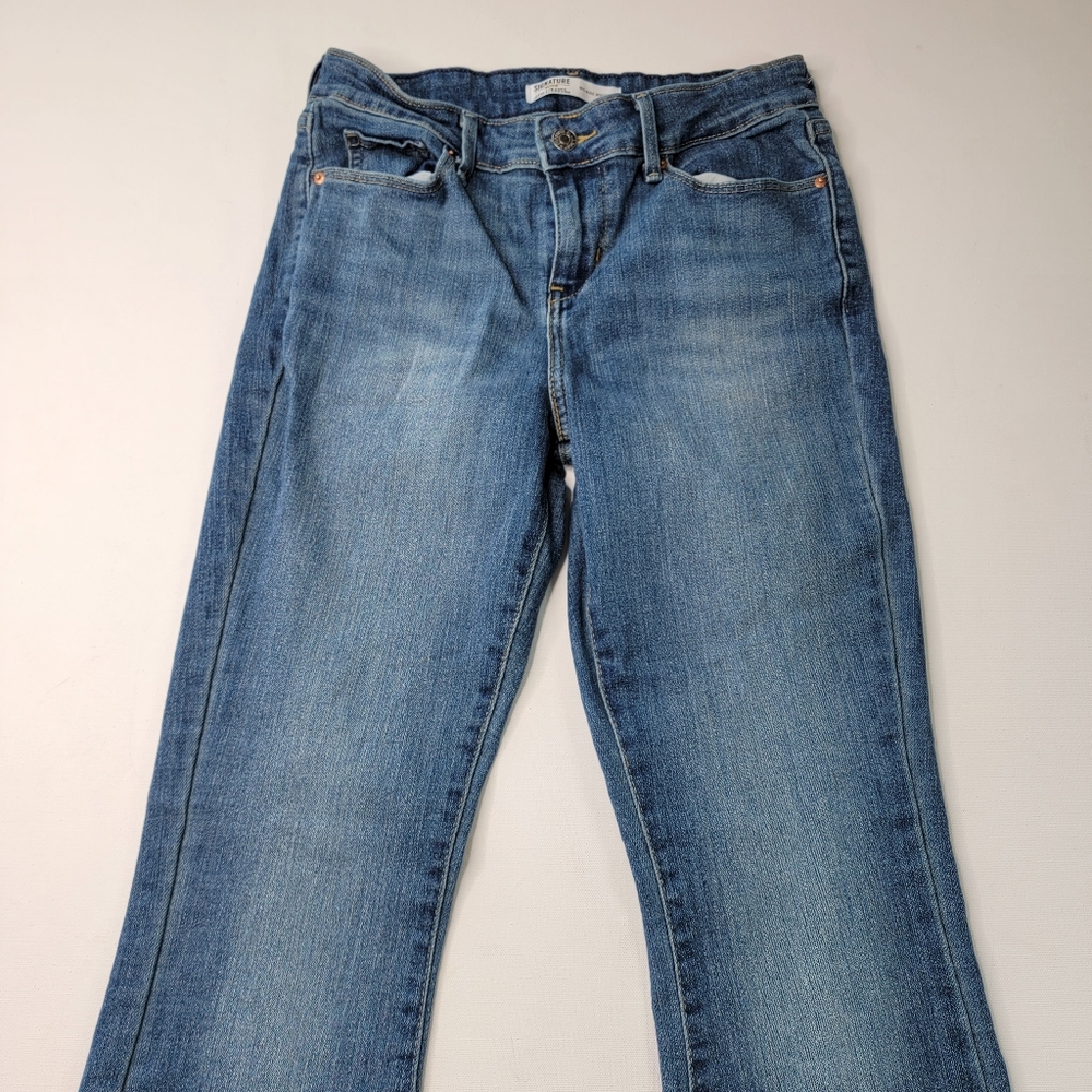 Signature by Levi Strauss & Co. Gold Label Midrise Bootcut Jeans Size 2 Short - Picture 3 of 11